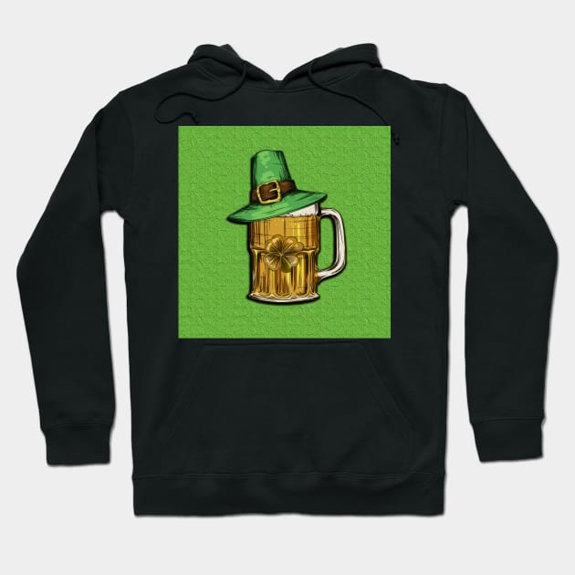 Funny beer for St. Patricks Day in USA Hoodie by KK-Royal